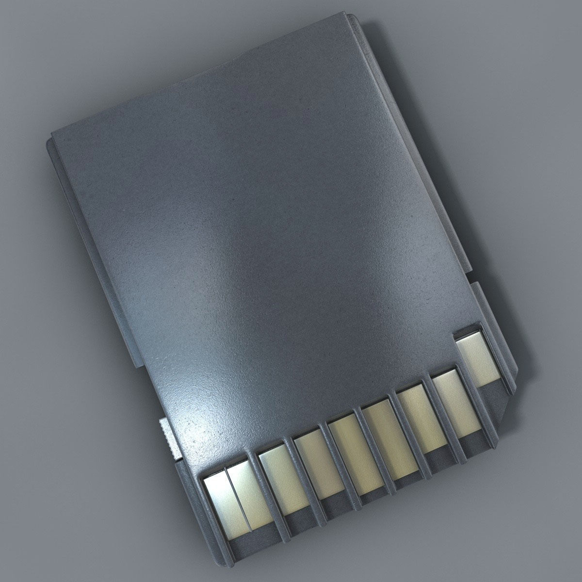 SD Card Detailed 3D model_1