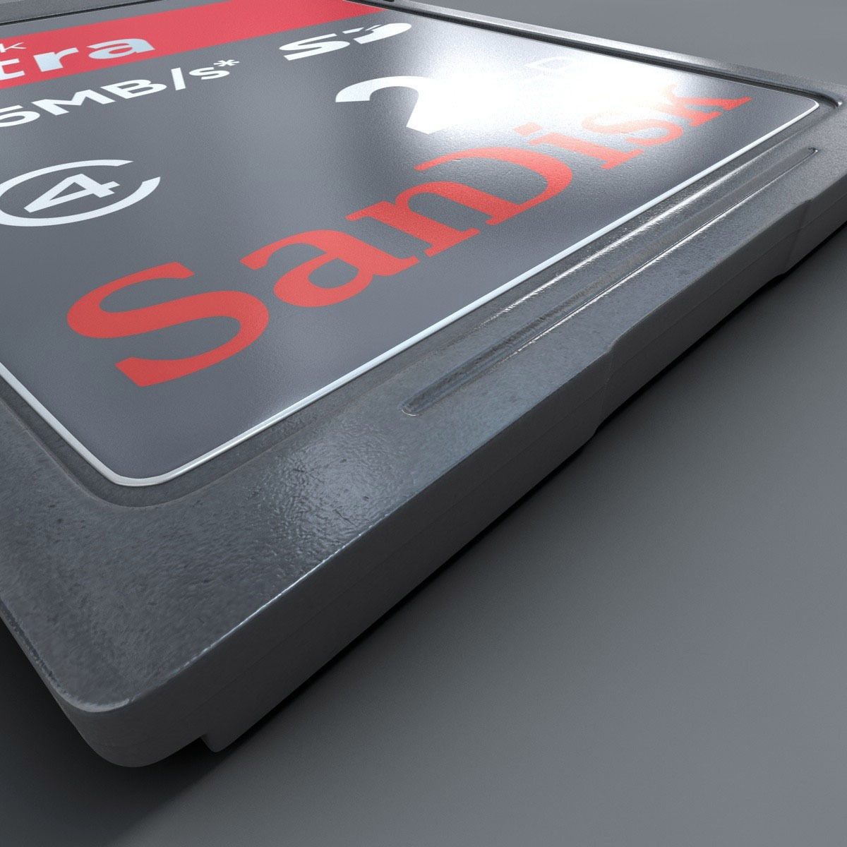 SD Card Detailed 3D model_4