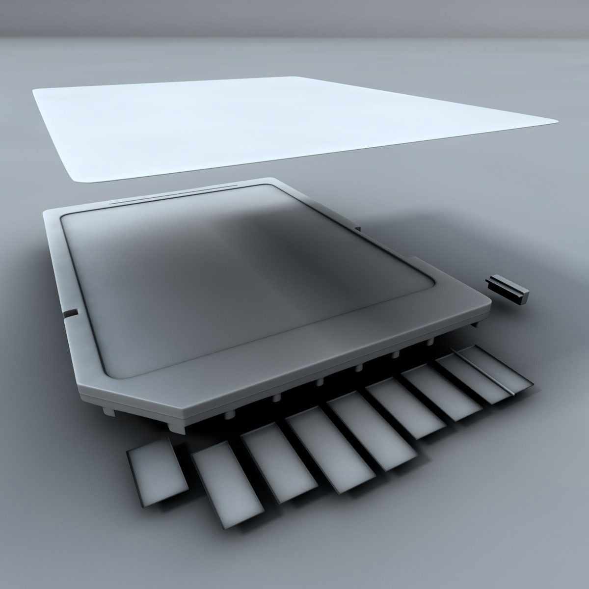 SD Card Detailed 3D model_17