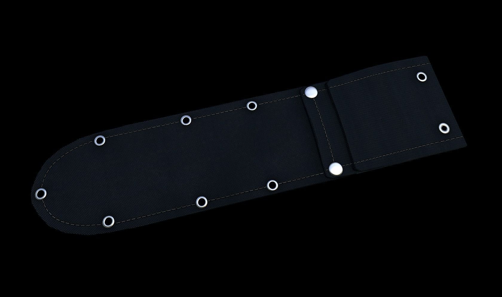 Smatchet knife sheath Low-poly 3D model_8