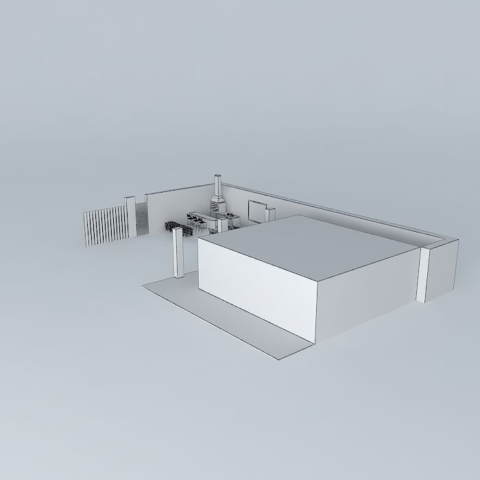Outside cooking area Free 3D model_4