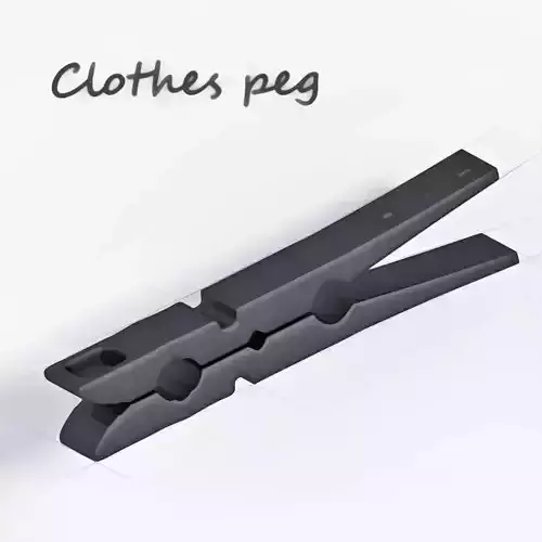 Clothes peg Free 3D print model