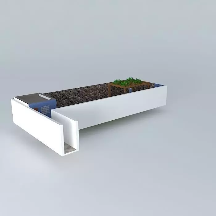 recreation area pool area Free 3D model