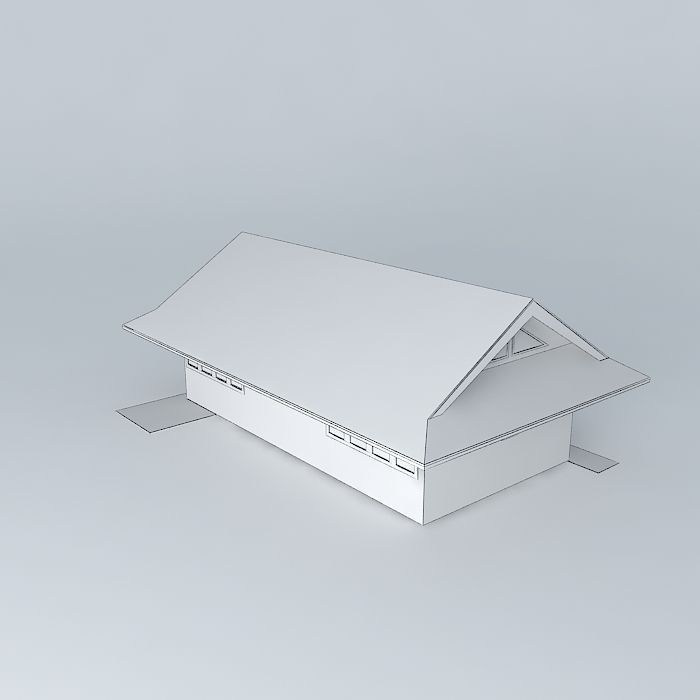 fpertanian rear building Free 3D model_3