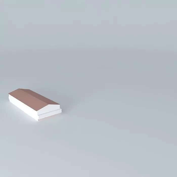 economic building PAAP Unsri Free 3D model