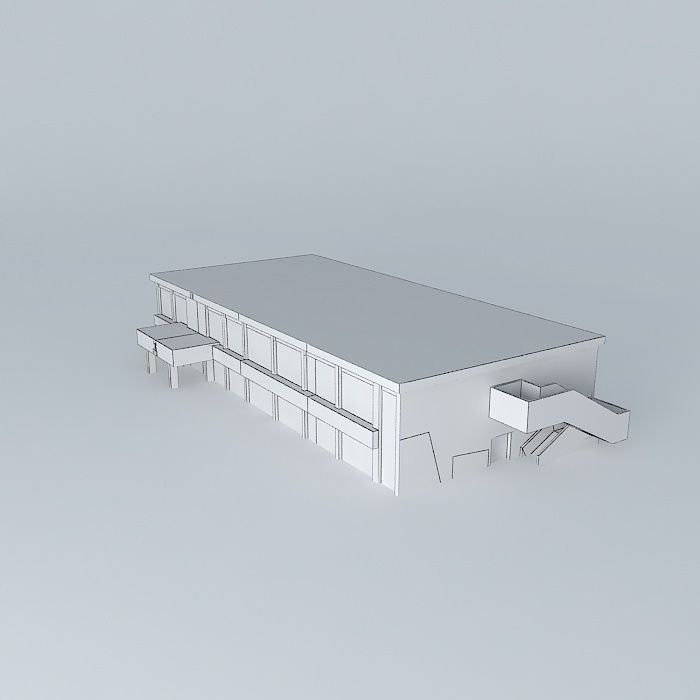 FKIP Unsri Free 3D model_4