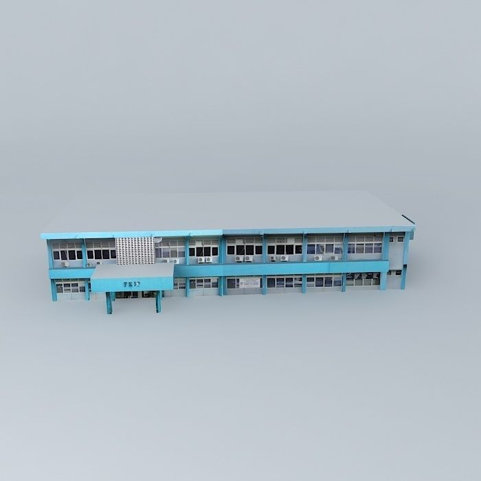 FKIP Unsri Free 3D model_2