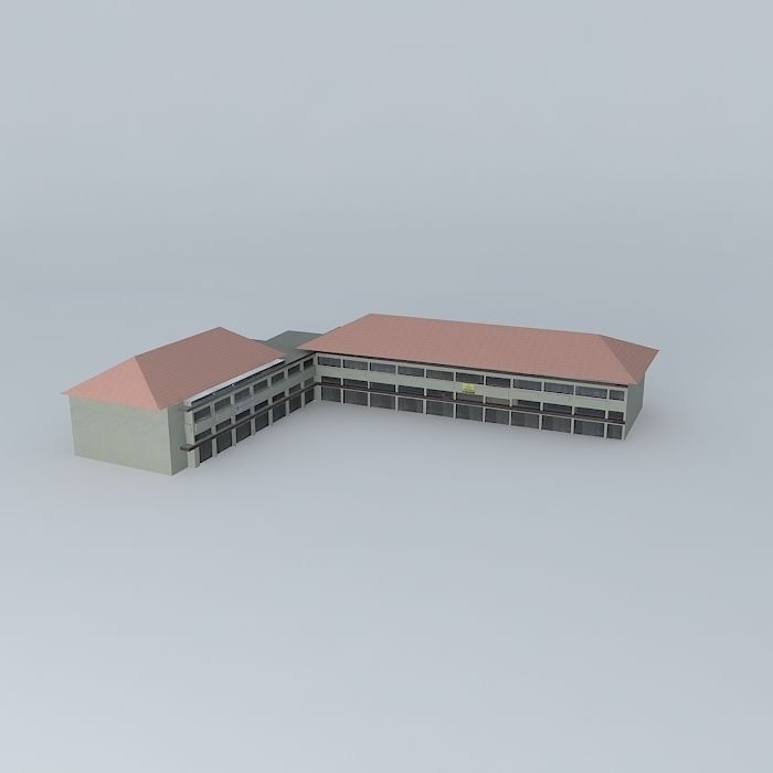 Economic lab Unsri Free 3D model_1