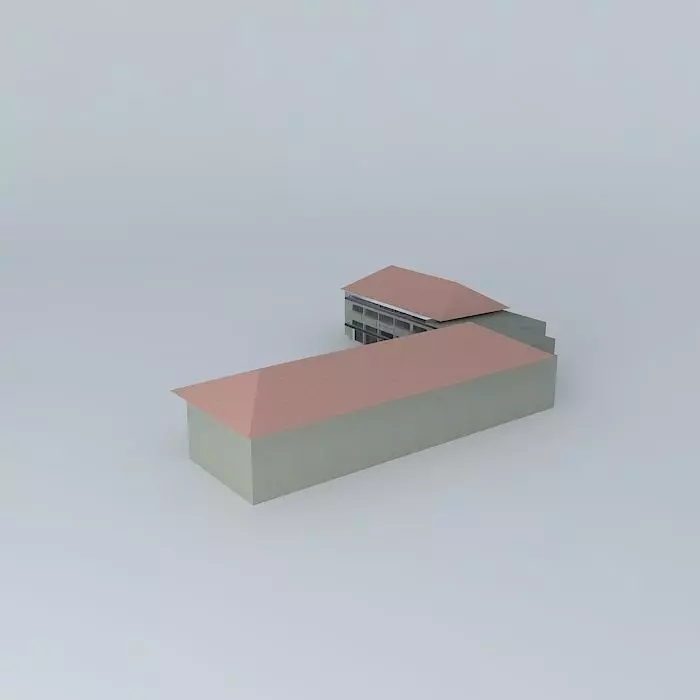 Economic lab Unsri Free 3D model_0