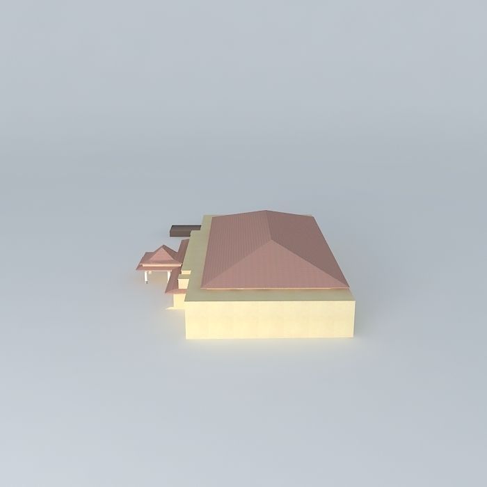 graha sriwijaya Free 3D model_2