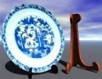 plate rack porcelain plate Free 3D model
