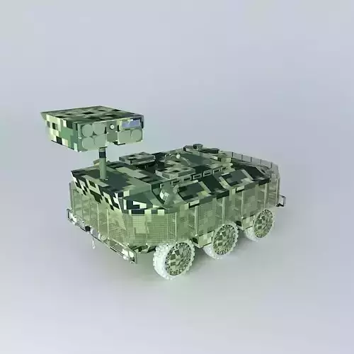 ARGO DEFENCE INDUSTRIES ADI JLTV Scorpion MK 1 w wire cage a... 3D model