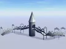 fairy tale bridge Free 3D model