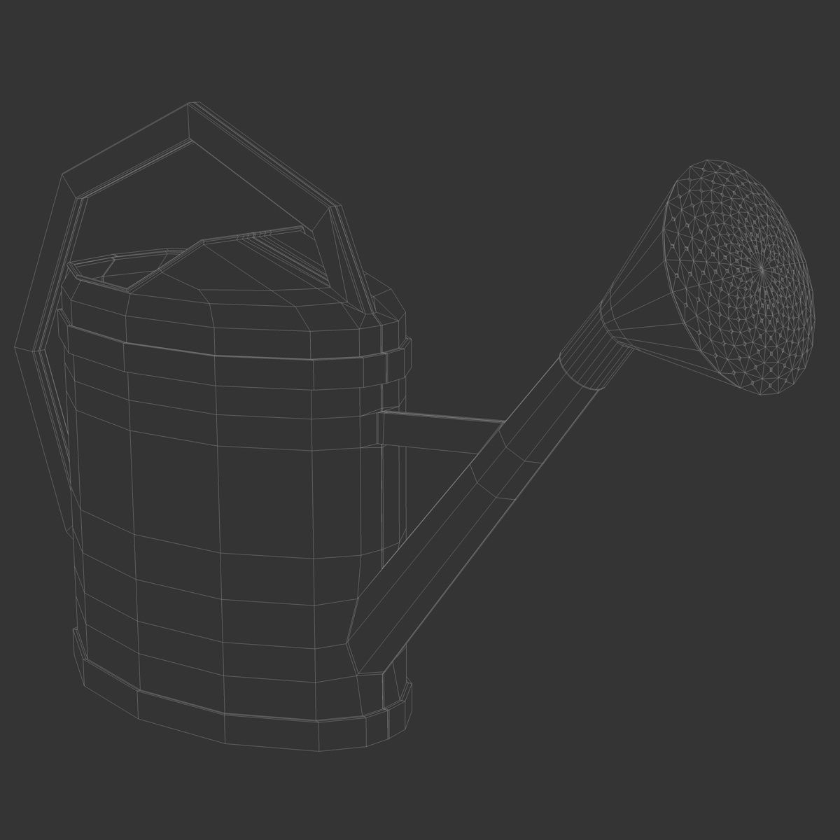 Watering Can 3D model_15