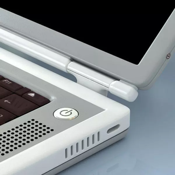 Macbook Titanium 3D model_0