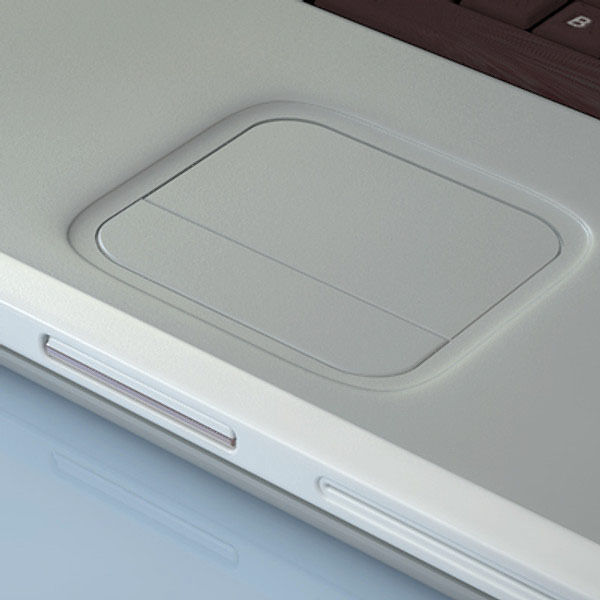 Macbook Titanium 3D model_6