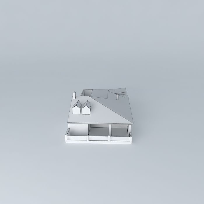 C Carlos I house Free 3D model_3