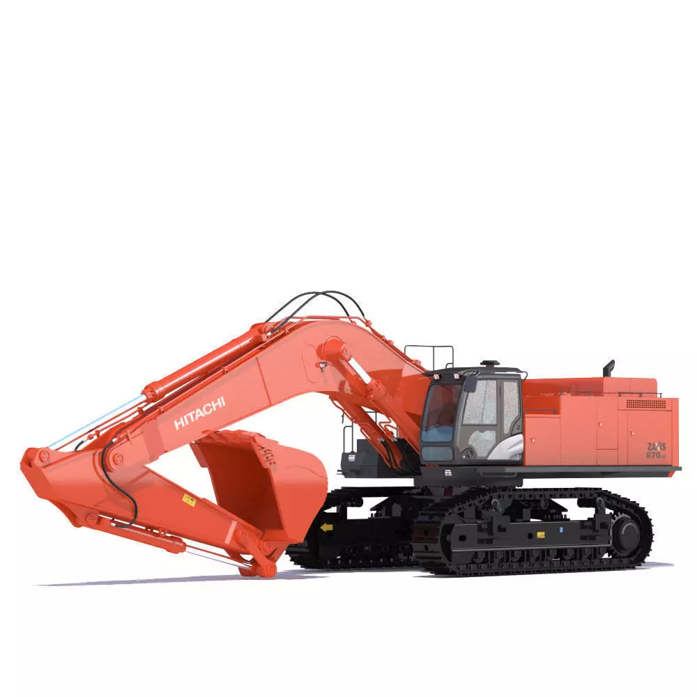 Excavator Hitachi Zaxis ZX870 3D model | CGTrader