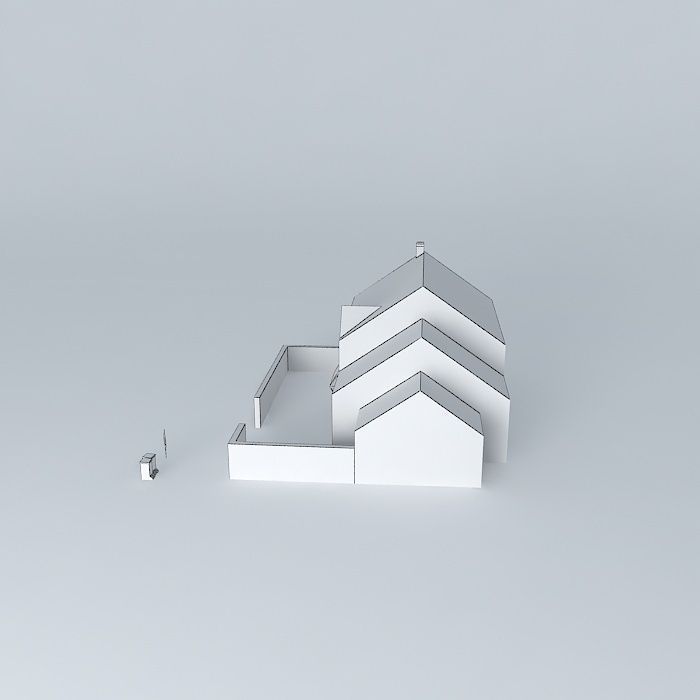 20 Path of the aqueduct Guyancourt Free 3D model_4