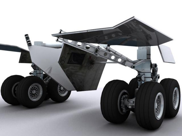 Boeing 747 Middle Landing Gears 3D model_1