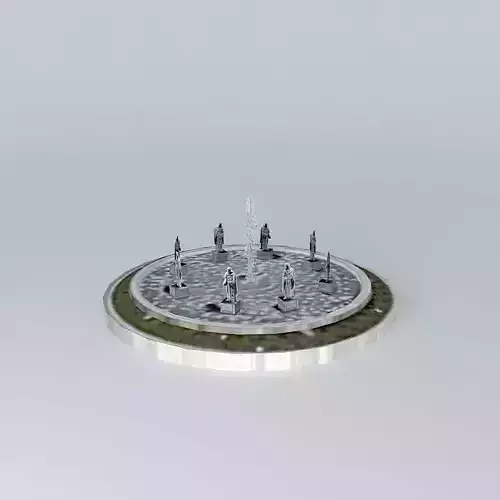 Fountain statues