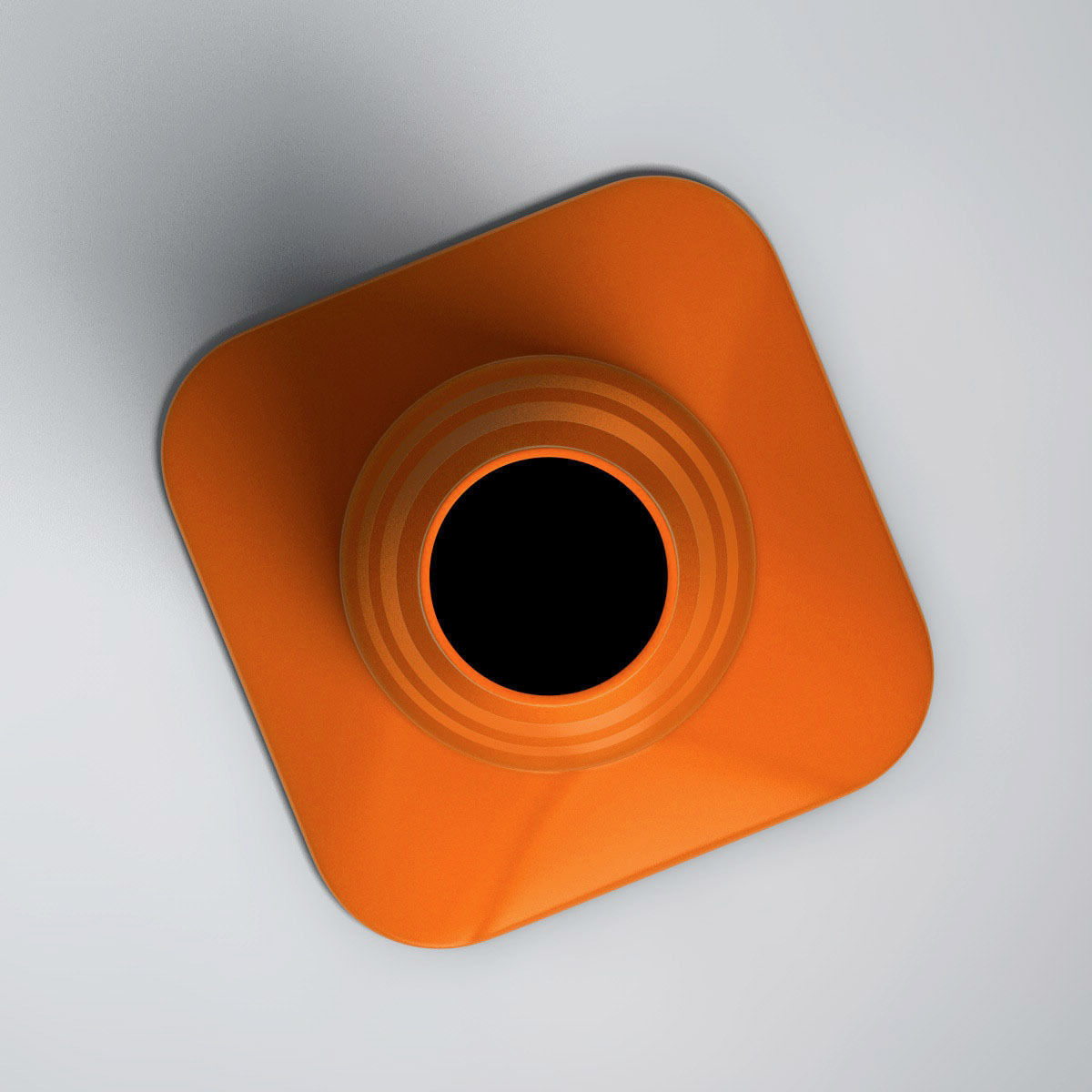 Traffic Cone 3D model_4