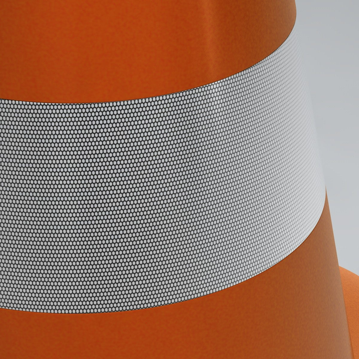 Traffic Cone 3D model_3