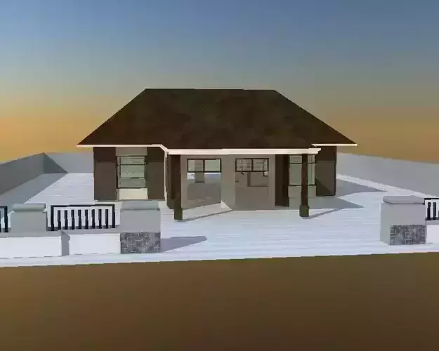 house in desert