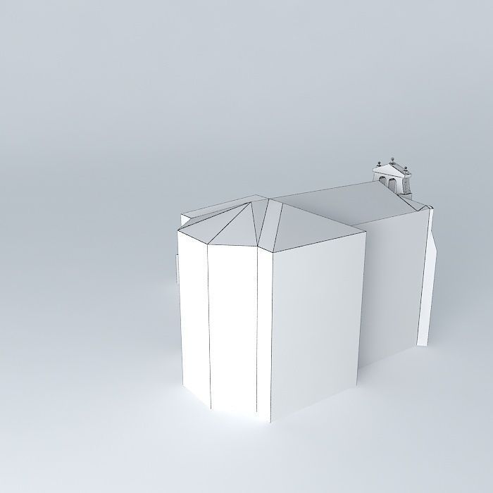 Parish of El Cortijo Free 3D model_4