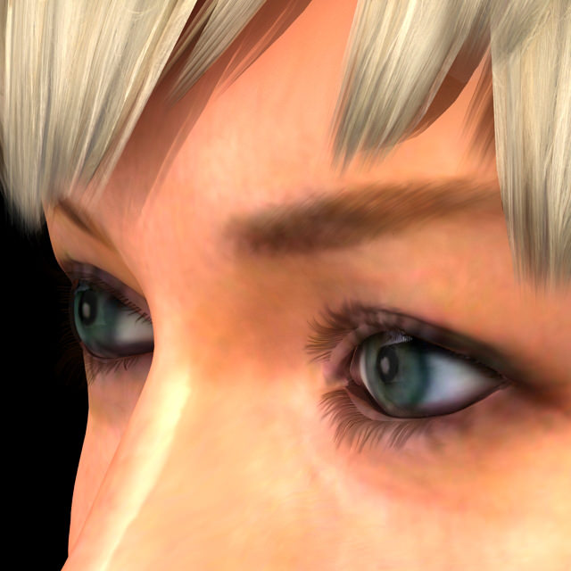 Sharon Stone Hair 3D model_5