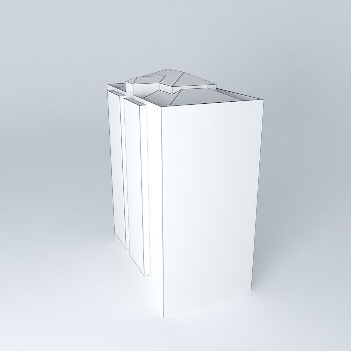 Building 3 C de la Vía Free 3D model_3