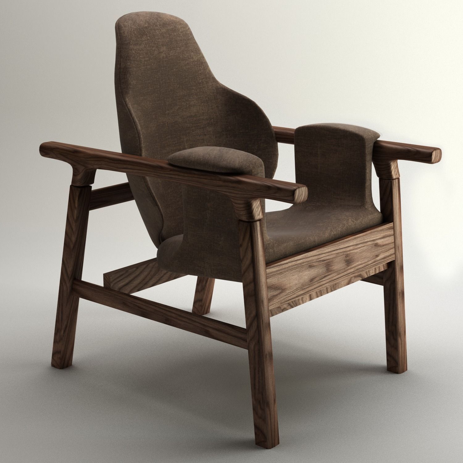 arm chair 3d model  3D model_0