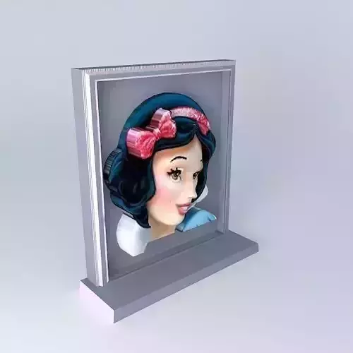 SNOW WHITE 3D Sculpture