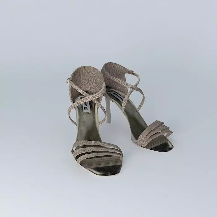 DUNE Wrap Over Strap Sandal No. 5 Free 3D model