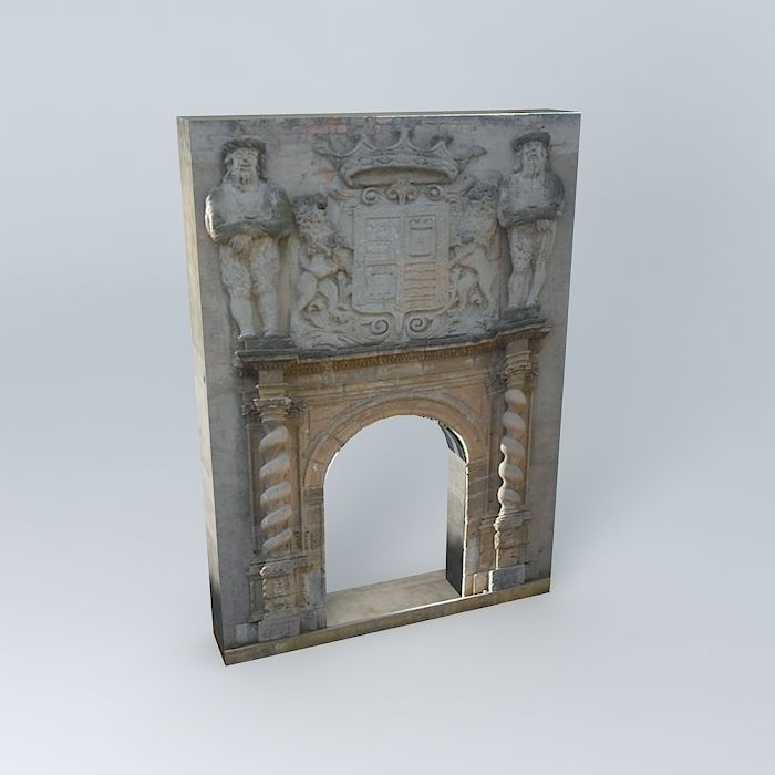 Door 39 Garden of the bombs39 Free 3D model_2