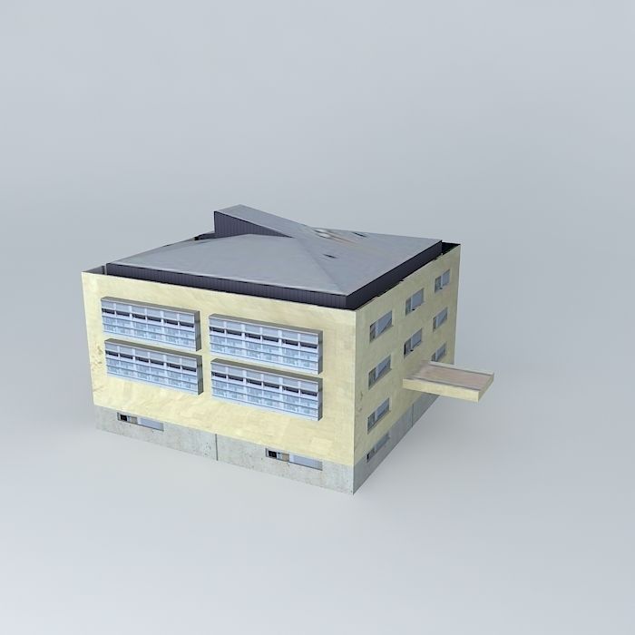 Building 10 C  María de la O Lejarraga Free 3D model_1