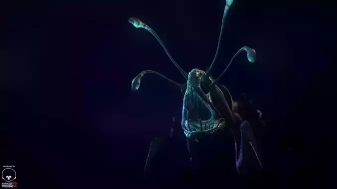 Sea Creature - Alien Game Model Low-poly 3D model
