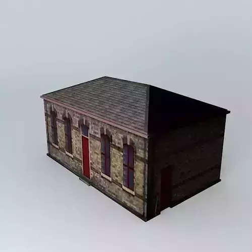 Eco Rail Platform Building Dummy! Old Steam Days