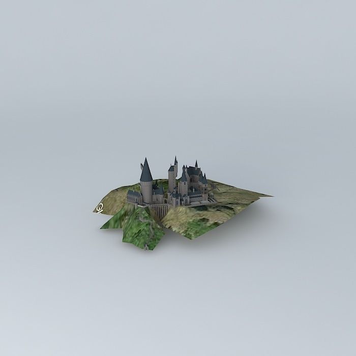 Hogwarts School of Witchcraft and Wizardry Free 3D model_2
