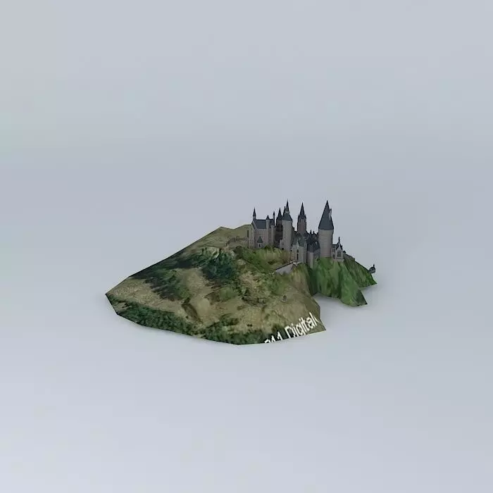 Hogwarts School of Witchcraft and Wizardry Free 3D model_0