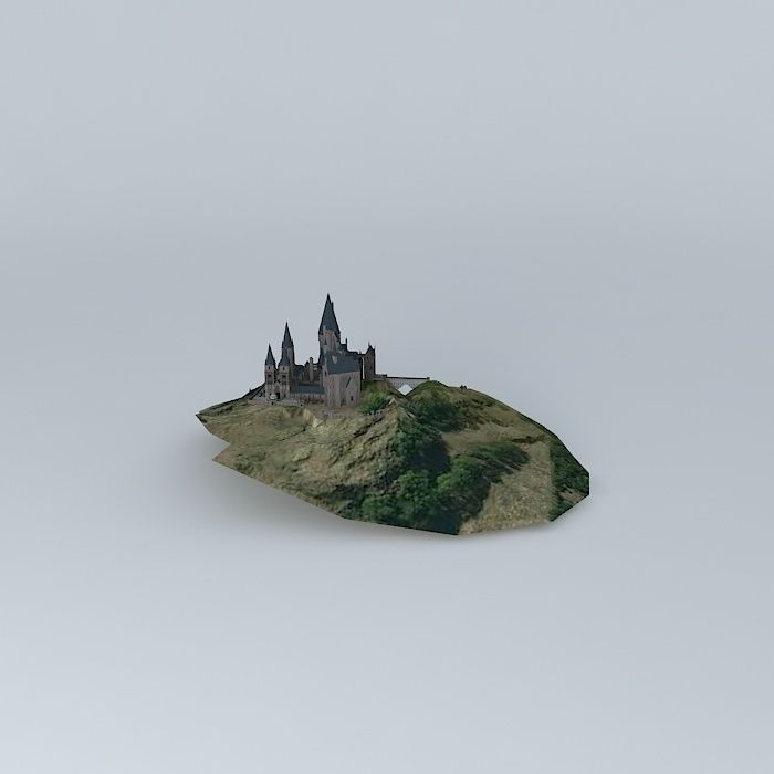 Hogwarts School of Witchcraft and Wizardry Free 3D model_1