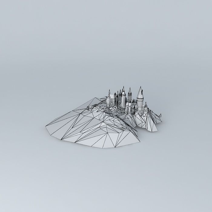 Hogwarts School of Witchcraft and Wizardry Free 3D model_3