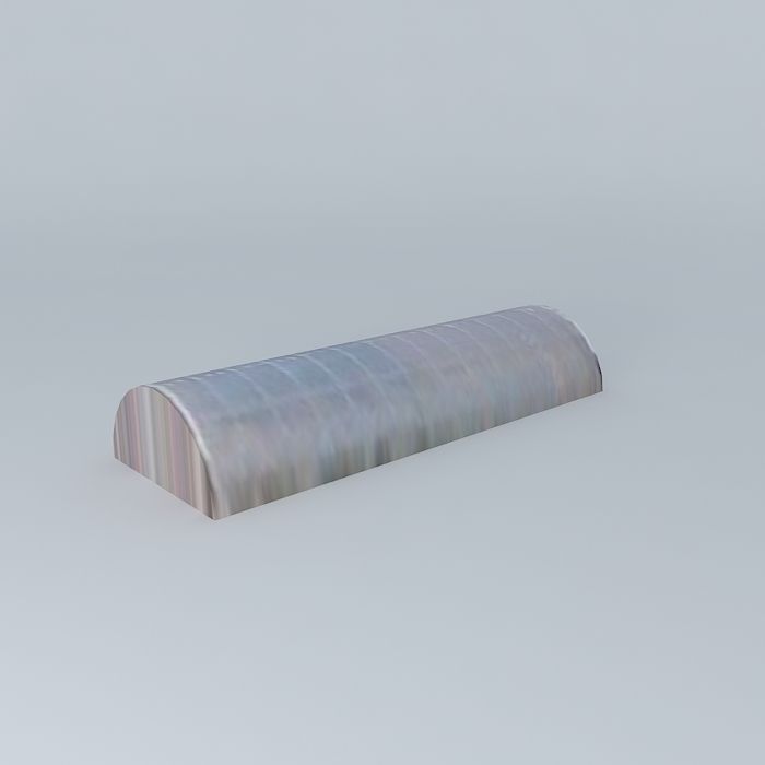 Greenhouse 2 metal tube Free 3D model_1