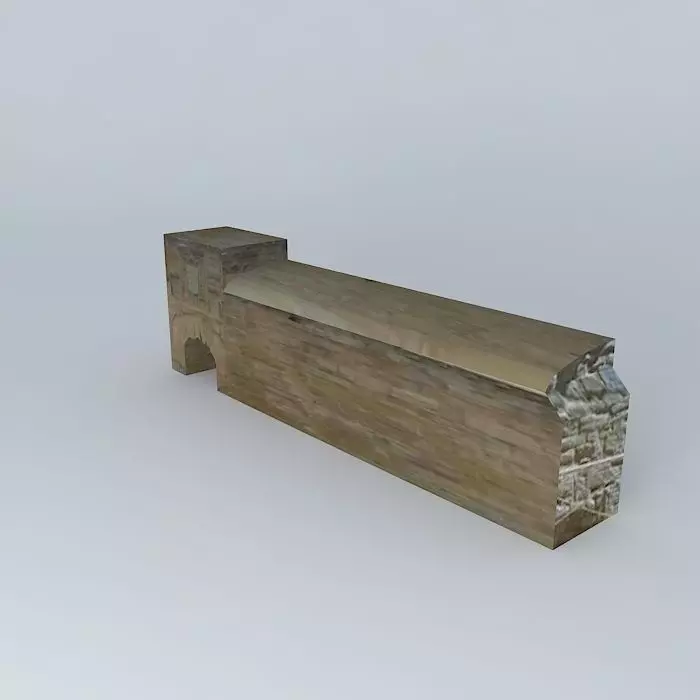 Wall Revellín Free 3D model_0