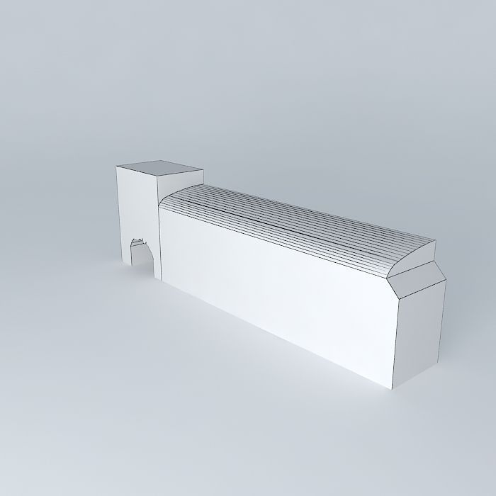 Wall Revellín Free 3D model_3