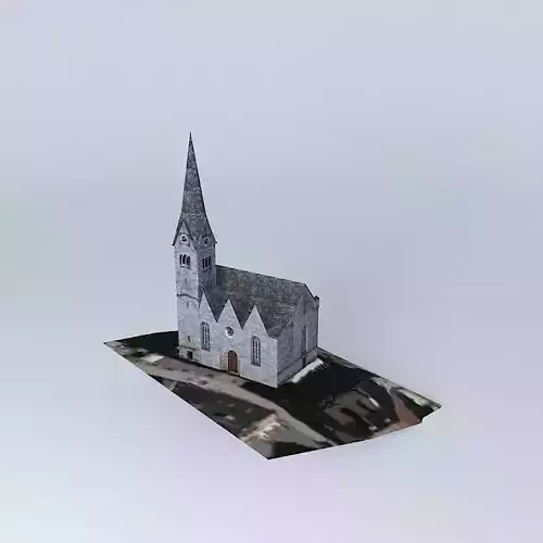 Hallstatt church Free 3D model