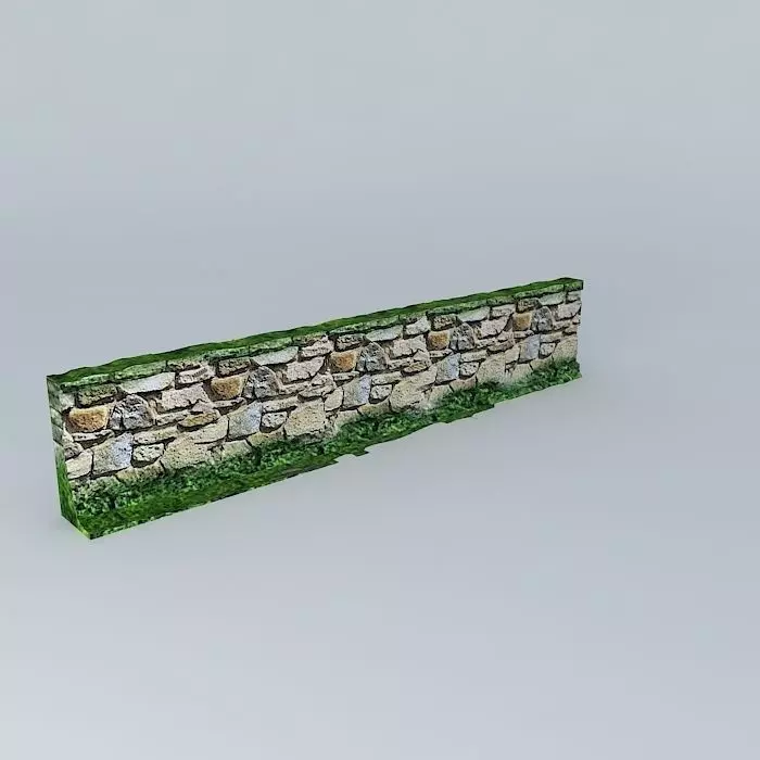 Eco Rail 3D Wall No.3 Old Steam Days Free 3D model