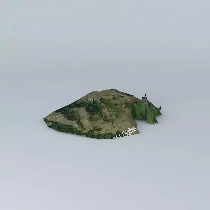 Great Hall and stairs to the Black Lake Free 3D model
