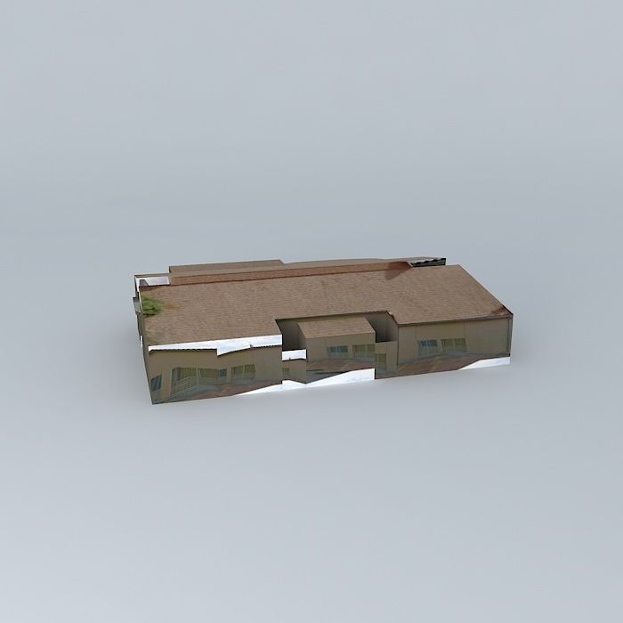 Pensioner Home Free 3D model_1