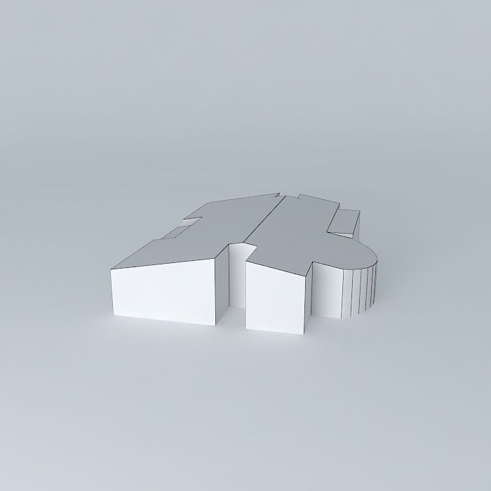 Pensioner Home Free 3D model_3
